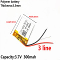 Batterie en polymère li-ion à capacité mixte (3,7 V)